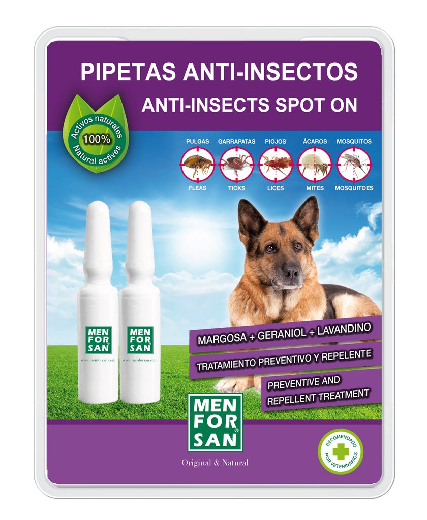 Menforsan antiparazitní pipety pro psa, 2ks