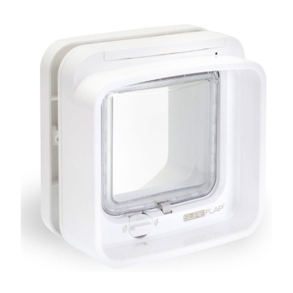 SurePetcare Dvířka SureFlap DualScan s mikročipem pro kočky - bílá