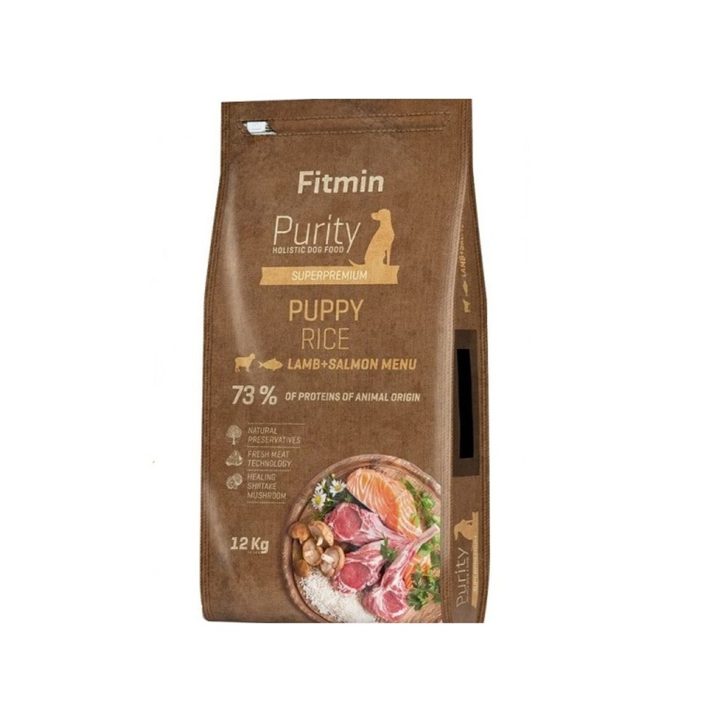 Fitmin Dog Purity Rice Puppy Lamb & Salmon 12 kg