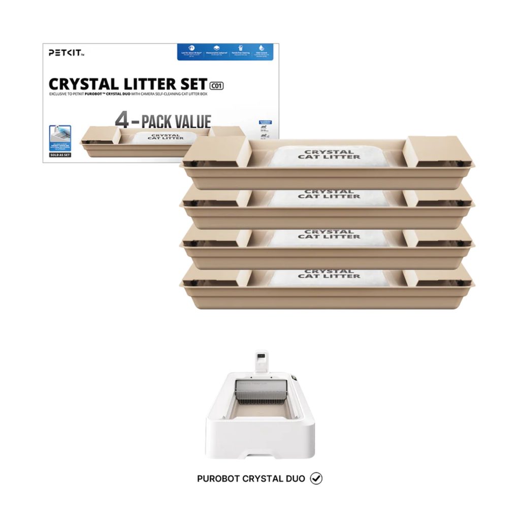 PetKit Pektit krystalické stelivo pro PUROBOT CRYSTAL DUO - 4 ks