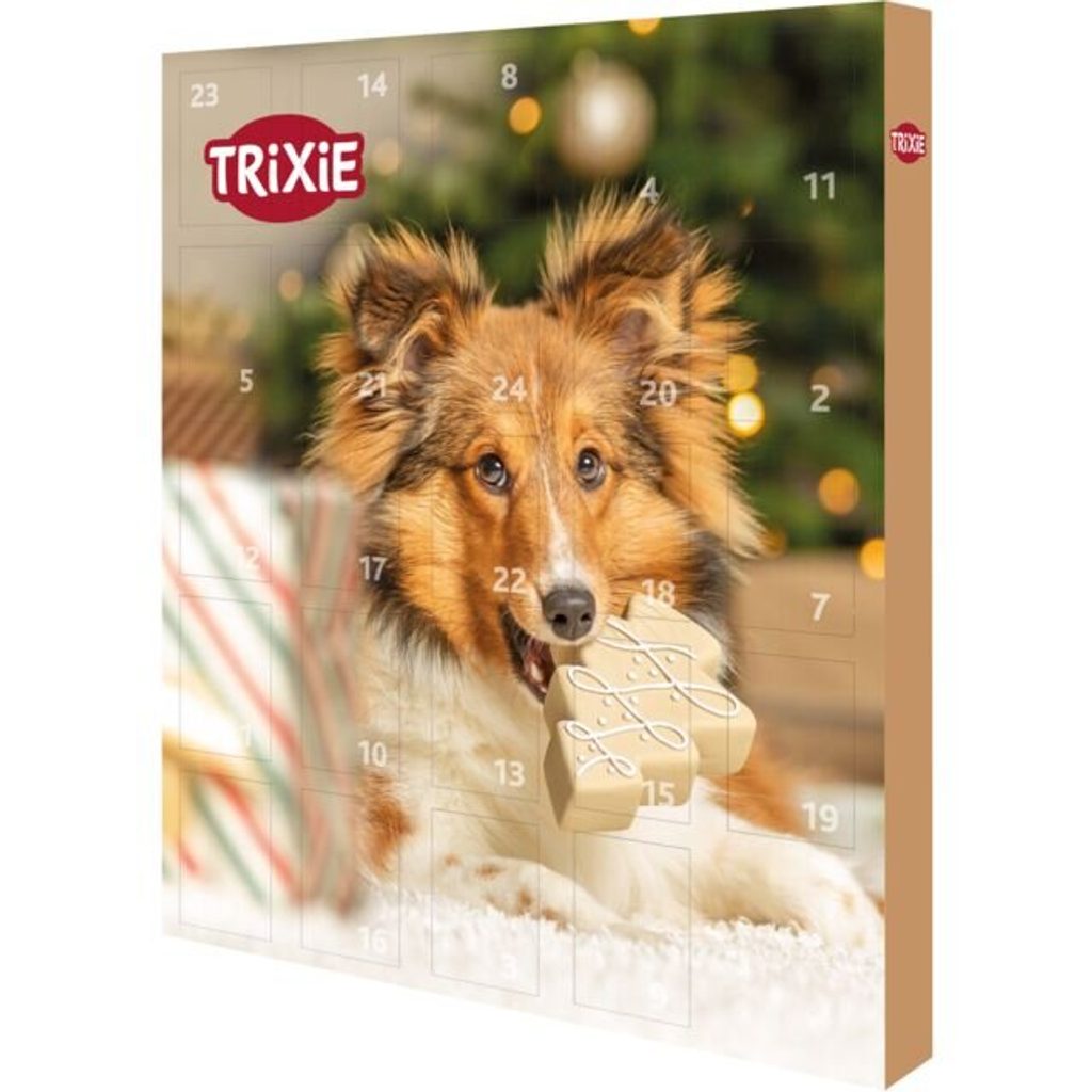 TRIXIE Adventní kalendář pro psy, masové pochoutky, 30x34x3,5cm