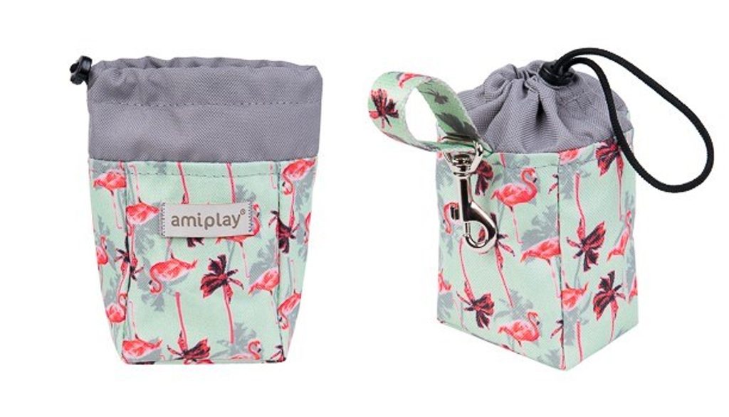 Amiplay Pytlík na pamlsky BeHappy Flamingo