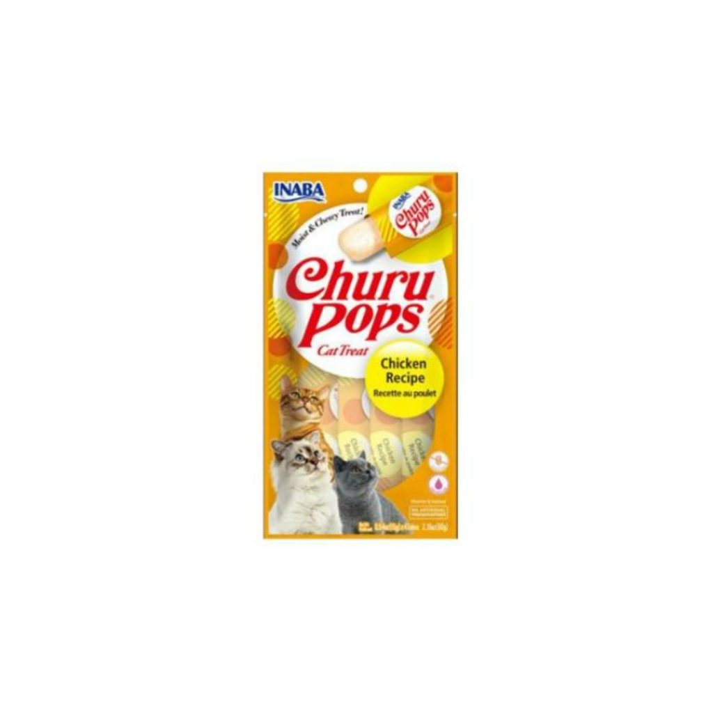 INABA FOODS Co., Ltd. Churu Cat Pops Chicken 4x15g