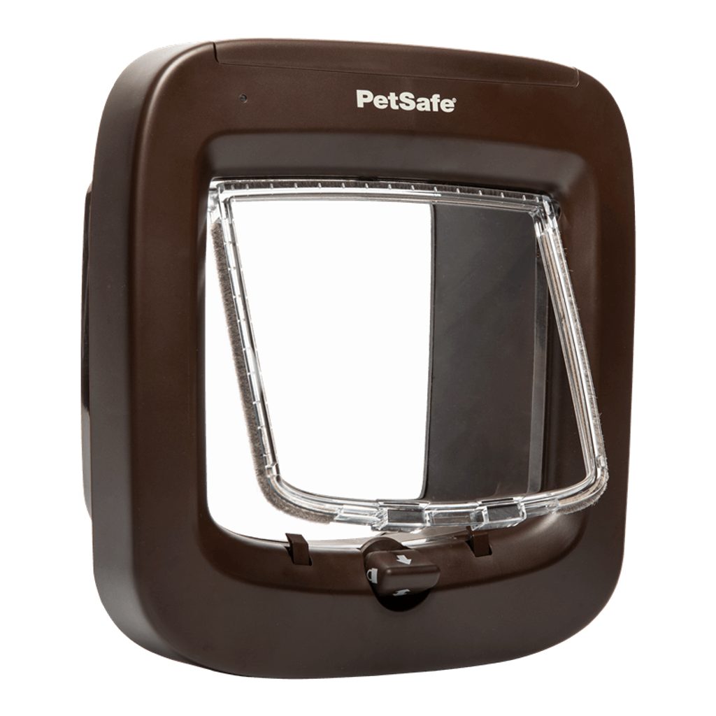 PetSafe® Dvířka pro kočky na mikročip Hnědé - hnědá
