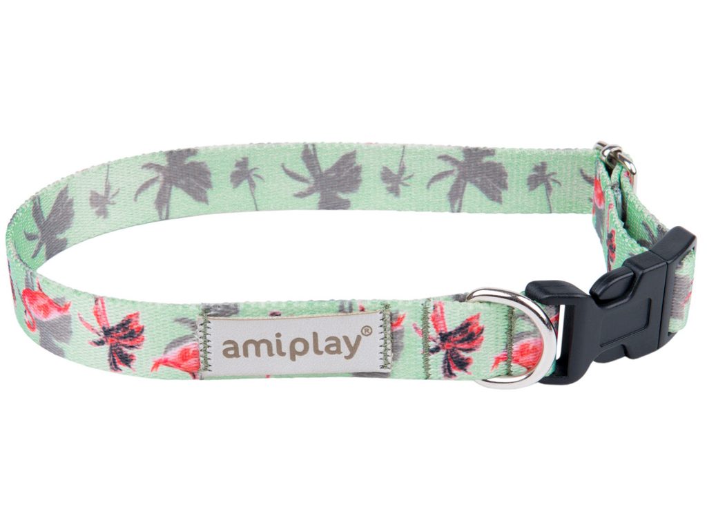 Amiplay Obojek nastavitelný BeHappy Flamingo - XL