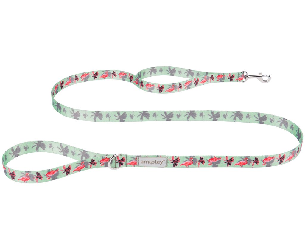 Amiplay Vodítko Be Happy Flamingo 150 cm