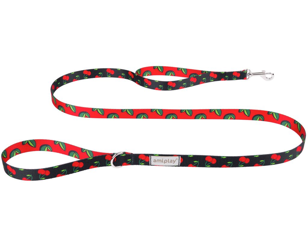 Amiplay Vodítko Be Happy Cherry 150 cm - XL