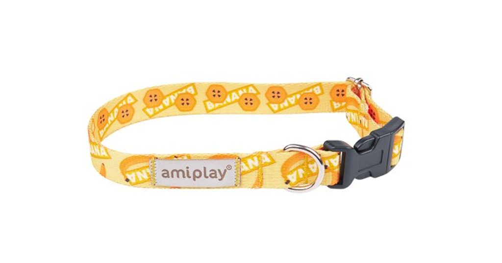 Amiplay Obojek nastavitelný BeHappy Banana