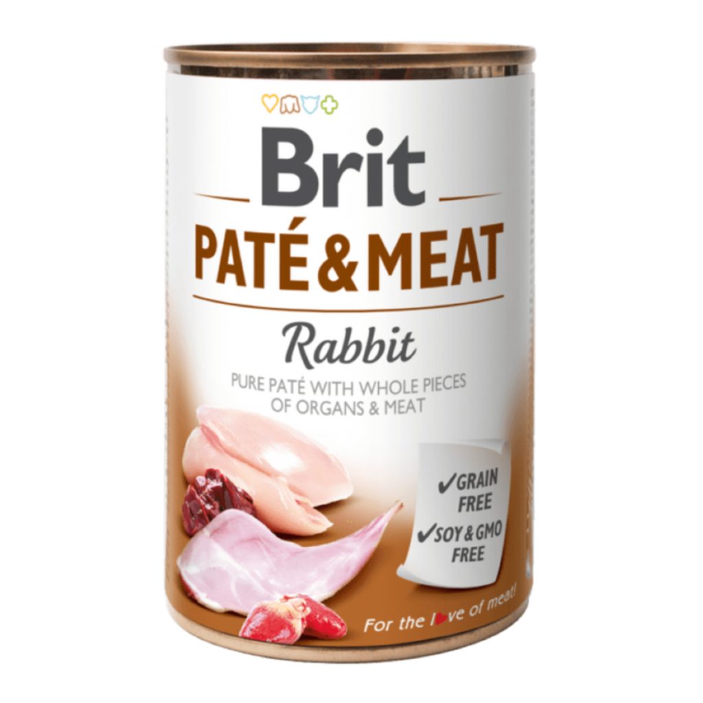 Brit konzerva Paté & Meat Rabbit 400 g