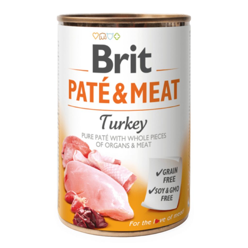 Brit konzerva Paté & Meat Turkey 400 g