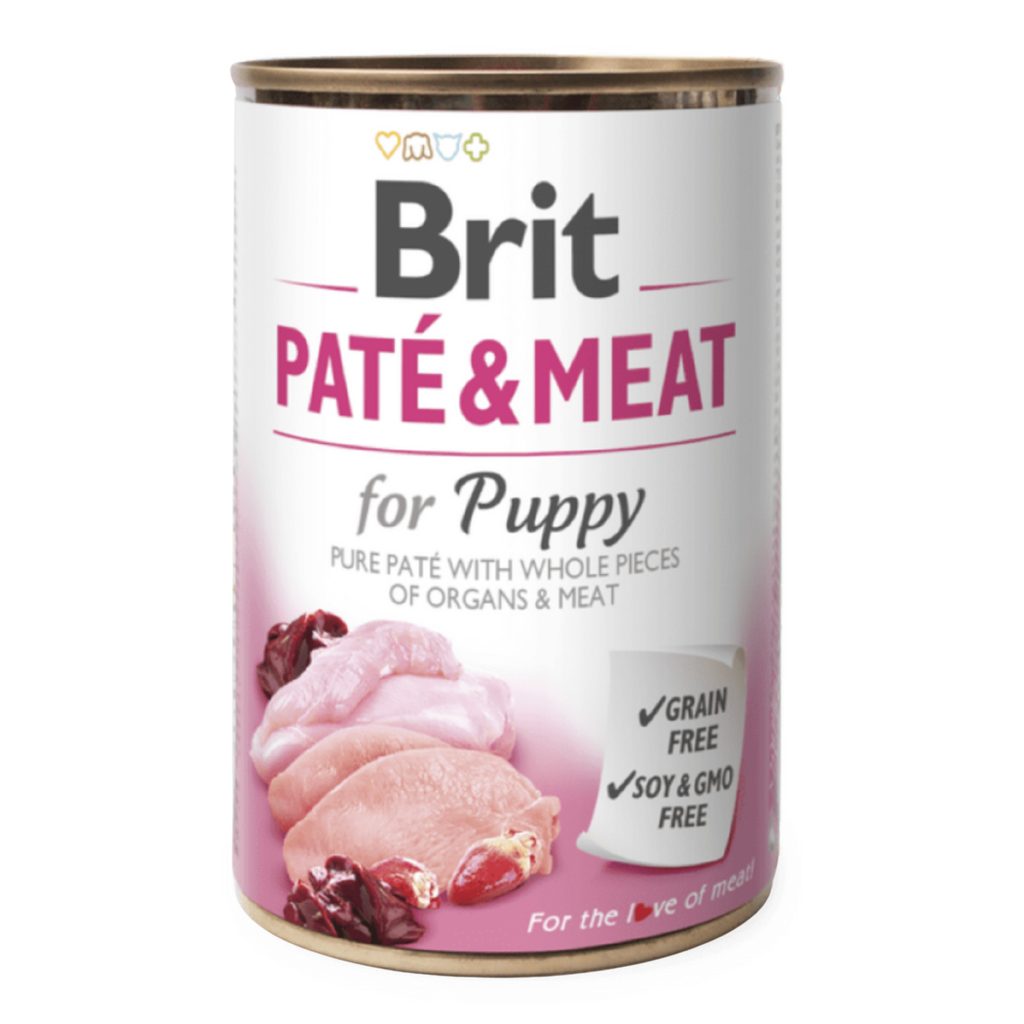 Brit konzerva Paté & Meat for Puppy 800 g
