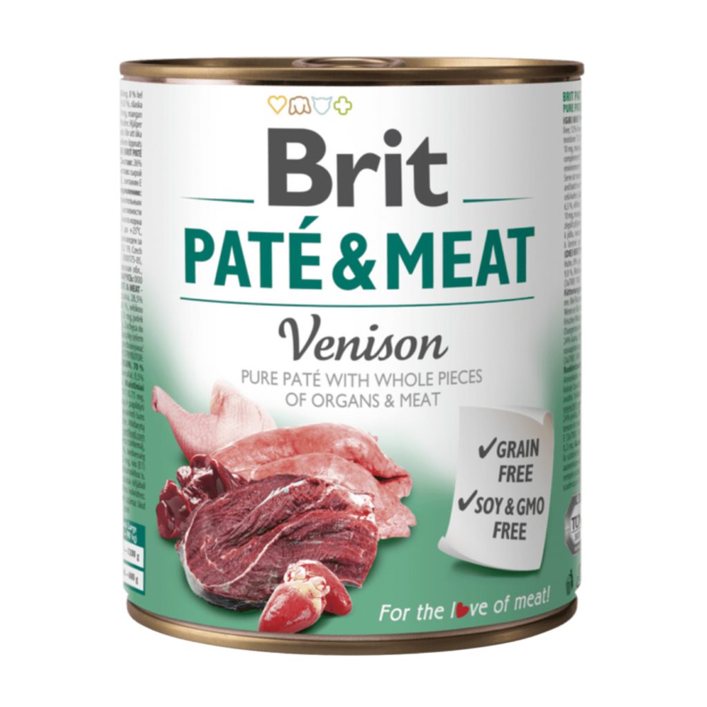 Brit konzerva Paté & Meat Venison 800 g