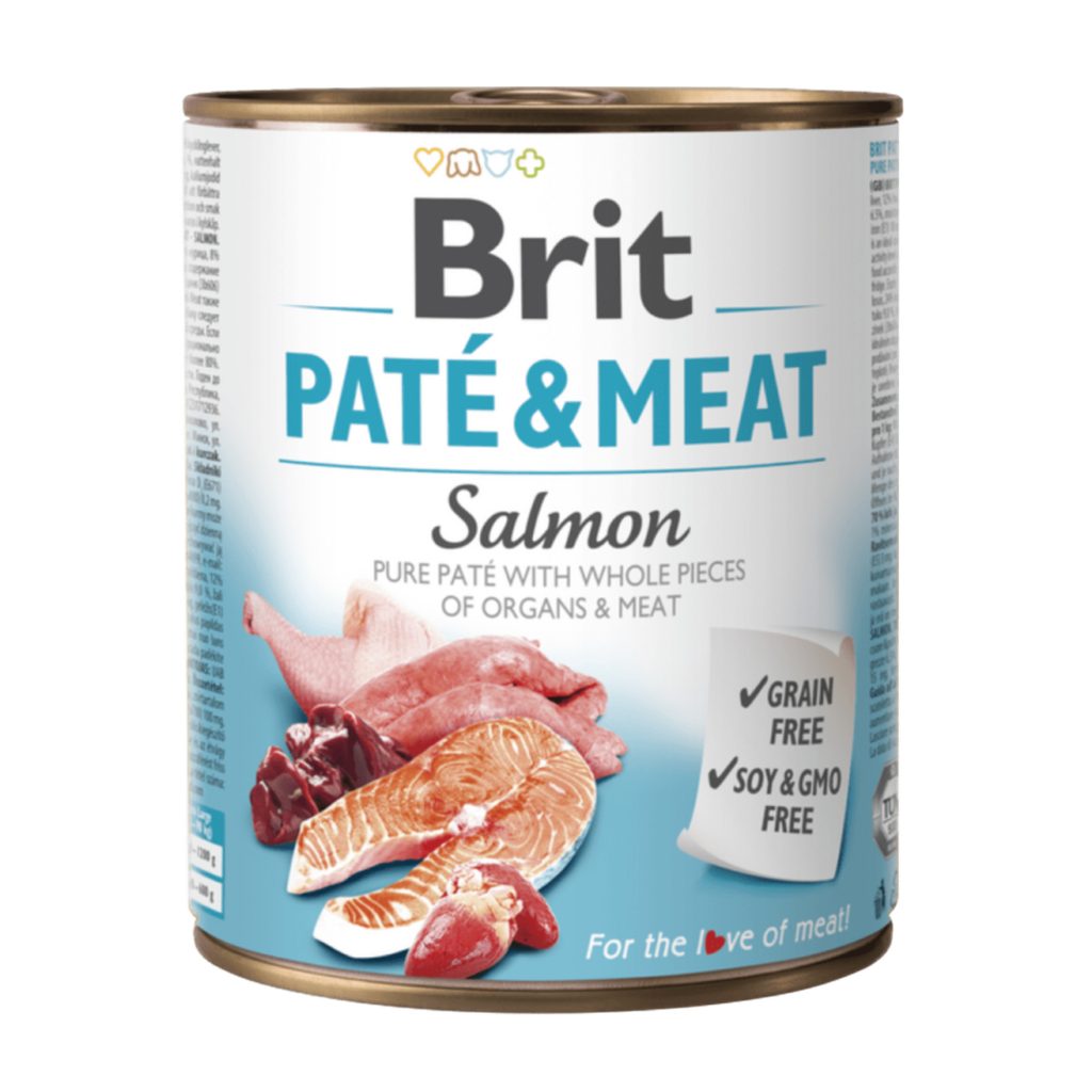Brit konzerva Paté & Meat Salmon 800 g