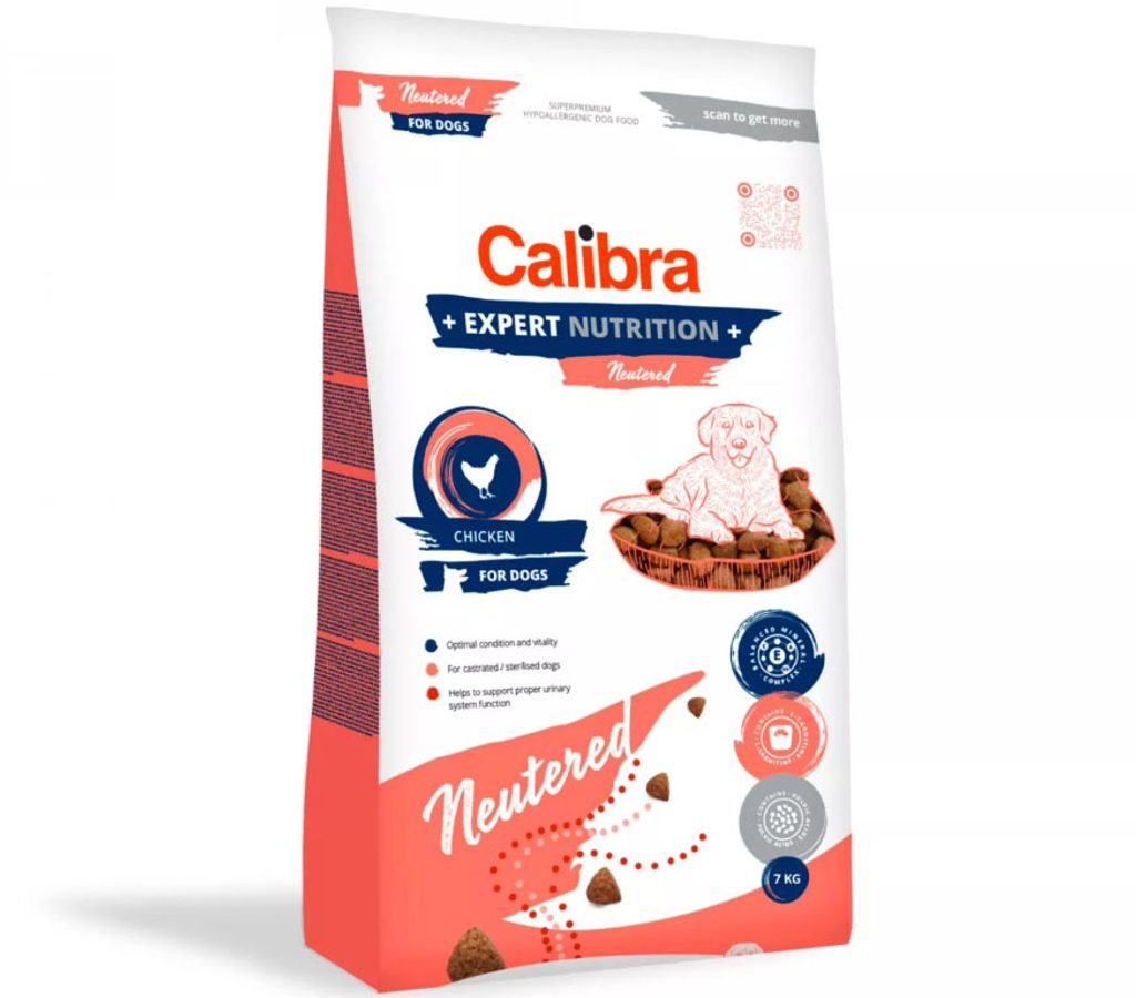 Expirace do 17.3. 2026: Calibra Dog Expert Nutrition Neutered 7 kg