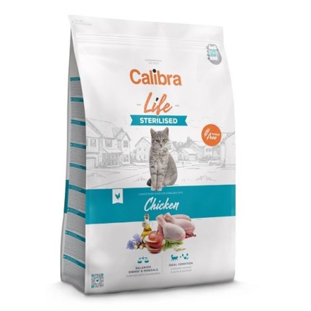 Expirace 10.4. 2026: Calibra Cat Life Sterilised Chicken 6 kg