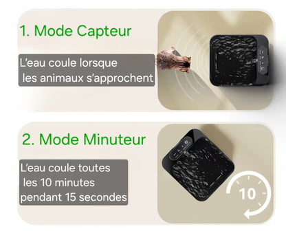 Fontaine à eau pour chat sans fil Rojeco